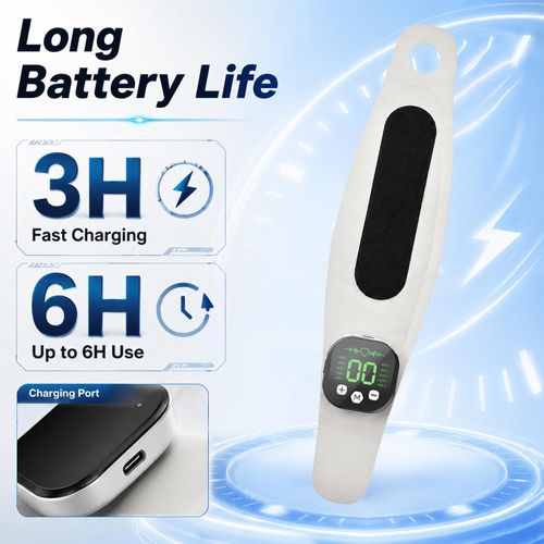 Electric Wrist Massager, Adjustable Microcurrent Wrist Support Wrap with 8 Modes 30 Intensity Levels Cordless Wrist Massage for Home Office Travel