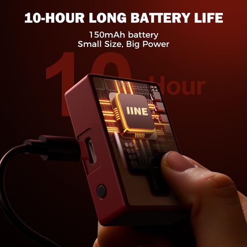 Mini Controller for iPhone/iPad/Android, Portable Wireless Controller for TikTok Scrolling, E-book Page Turning, Music Control, PPT Clicker, Selfie Shutter, with Wrist Strap