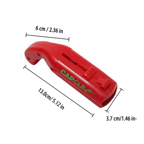 Beer Bottle Opener Gag Gifts Cap Gun Bottle Opener Fun Practical Tool For Beer Enthusiasts Suitable For Camping Festivals College Gatherings Pool Parties (1, Red)