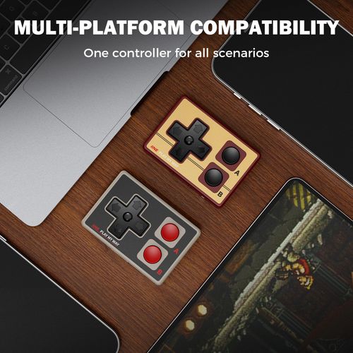 Mini Controller for iPhone/iPad/Android, Portable Wireless Controller for TikTok Scrolling, E-book Page Turning, Music Control, PPT Clicker, Selfie Shutter, with Wrist Strap