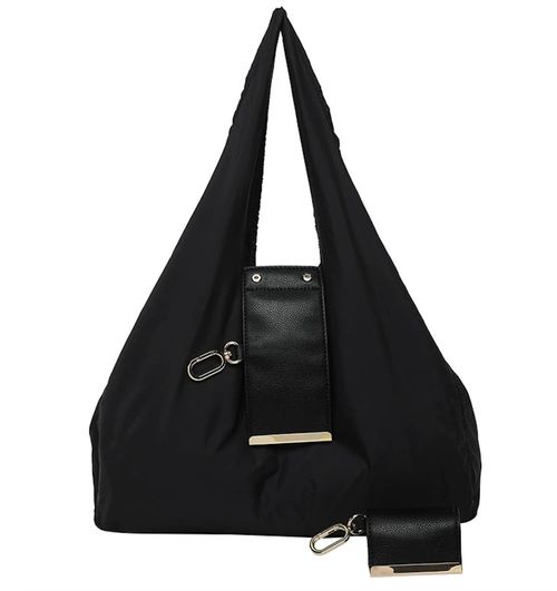 Portable Foldable Keychain Tote Bag |Collapsible Reusable Bag Keychain|Portable Ins Style Large Capacity Shopping Bag