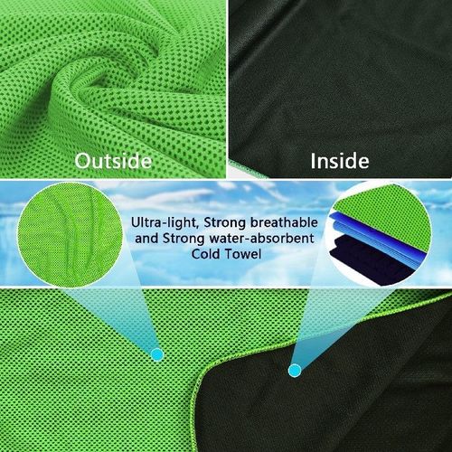4 Pack！Cooling Towel,Soft Breathable Chilly Towel