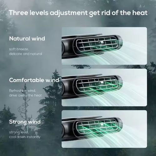 🧊🌬️Car seat cooling fan with 3 speeds fast cooling mini fan