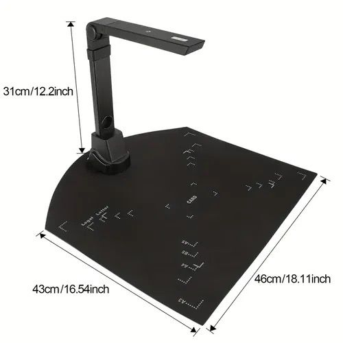 NETUM 8MP USB Scanner | A3-A4 Adjustable + OCR | USB-Powered