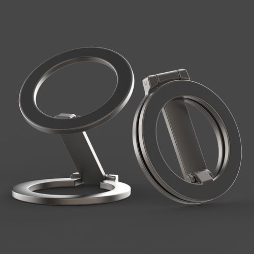 Foldable Double-Sided Magnetic Phone Ring Holder for Kickstand Magnet Grip for iPhone 16 15 14 Huawei Phone Stand Holder