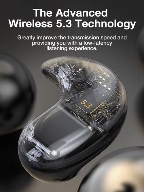 Wireless Earbuds Portable In-Ear Waterproof Running Sleep Headphones Noise Cancelling Stereo Sound Fashionable JL