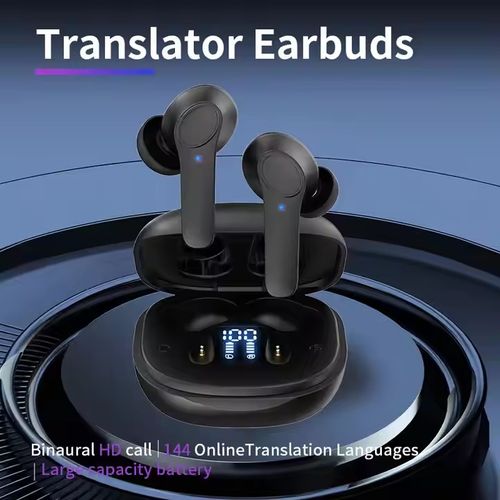 🔥 Ai multi-language translation headset real-time translation earbuds🔥