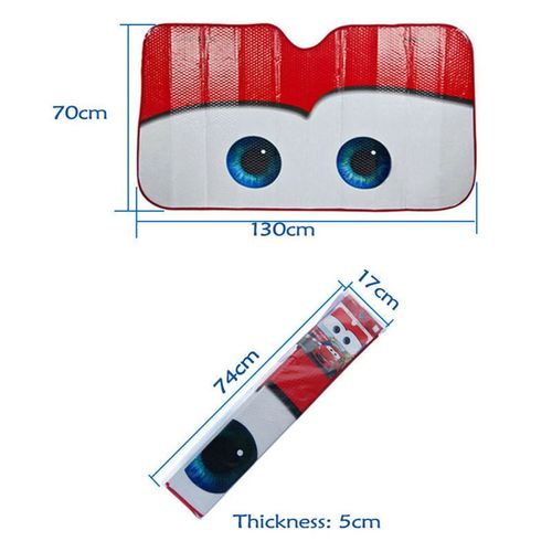 🔥Hot Pixar Cars Lightning Front Car Windshield Sun Shade