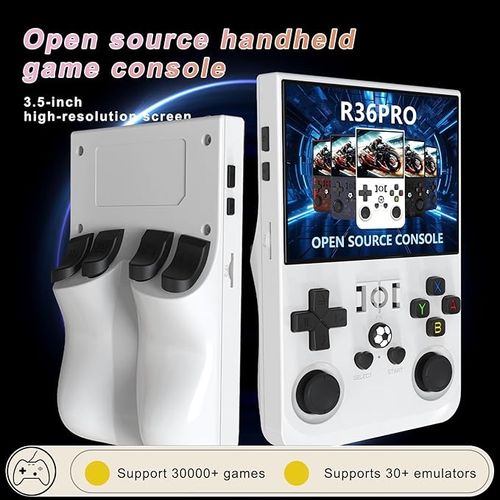 R36S Retro Handheld Game Console Pro, 70000+ Classic Games Portable Handheld Game Console 128GB
