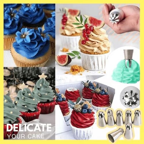 Cake Baking Decor Tool Set （9 piece set）
