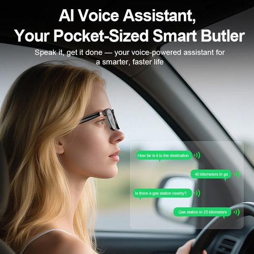 🔥AI translation smart glasses & light-changing multifunctional driving glasses Bluetooth wireless hands-free calling