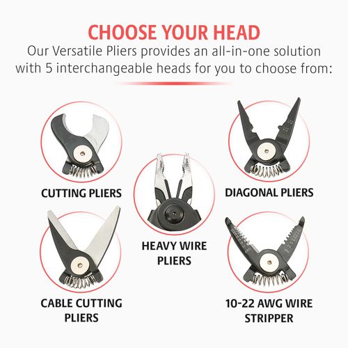 🧰Versatile Pliers with 5 Heads🧰