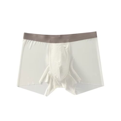 2025 Men's ice silk underwear quick-drying seamless boxer briefs breathable sports