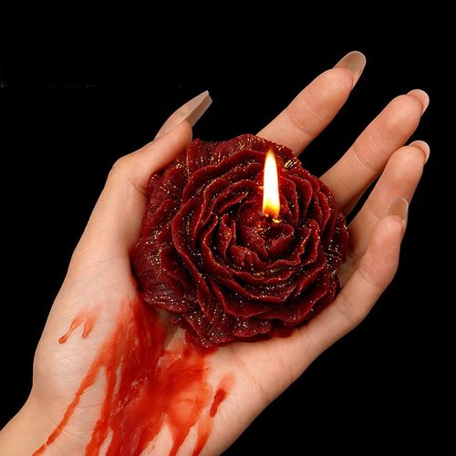 Massage 48 degrees low temperature aromatherapy candle mood for beginners without hurting the skin can be drawn couple Valentine's Day rose