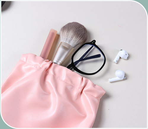 High-value pleated bag cosmetic lipstick bag storage bag