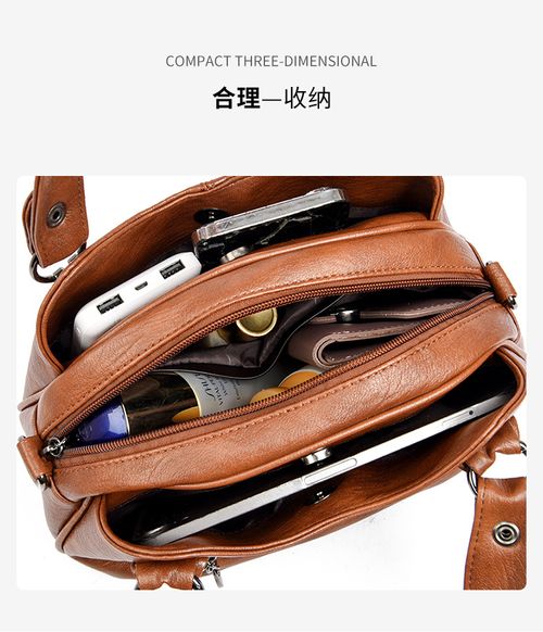 2025 New Women's Large-Capacity Handbag – Soft Leather Shell Bag with Top Handle, Shoulder, and Crossbody Options