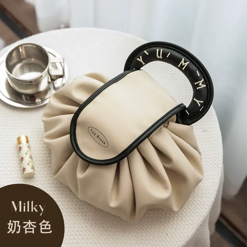 New lazy drawstring cosmetic bag