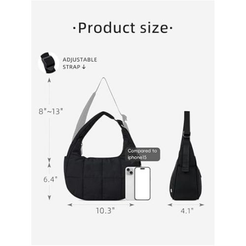 Brand new fashion unisex, small down bag, shoulder bag, nylon shoulder wallet, handbag with adjustable shoulder strap