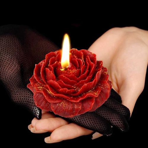 Massage 48 degrees low temperature aromatherapy candle mood for beginners without hurting the skin can be drawn couple Valentine's Day rose