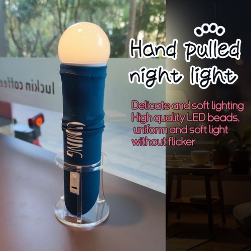 LuLu lamp USB charging three-color light fun dimming night light desktop ornaments dormitory bedroom bedside atmosphere lamp