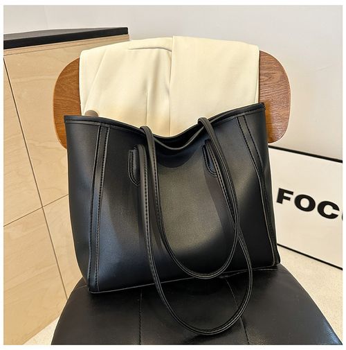2025 spring new versatile shoulder bag, atmospheric commuter texture handbag temperament tote bag