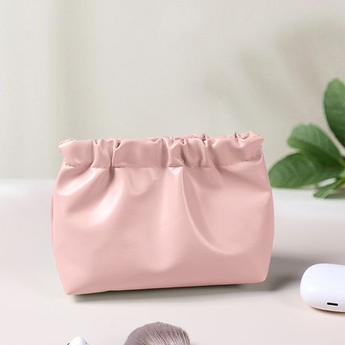 High-value pleated bag cosmetic lipstick bag storage bag