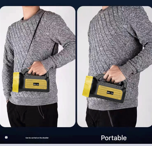 Solar outdoor audio bluetooth speaker wireless card creative multi-function flashlight portable speaker (rechargeable)