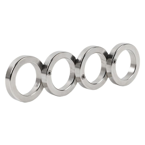 Ring self-defense tool portable foldable self-defense ring four-ring emergency survival window-breaking four-finger ring