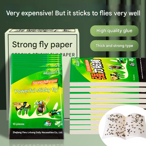 50 pieces, good for the whole summer, strong sticky fly paper, fly catcher