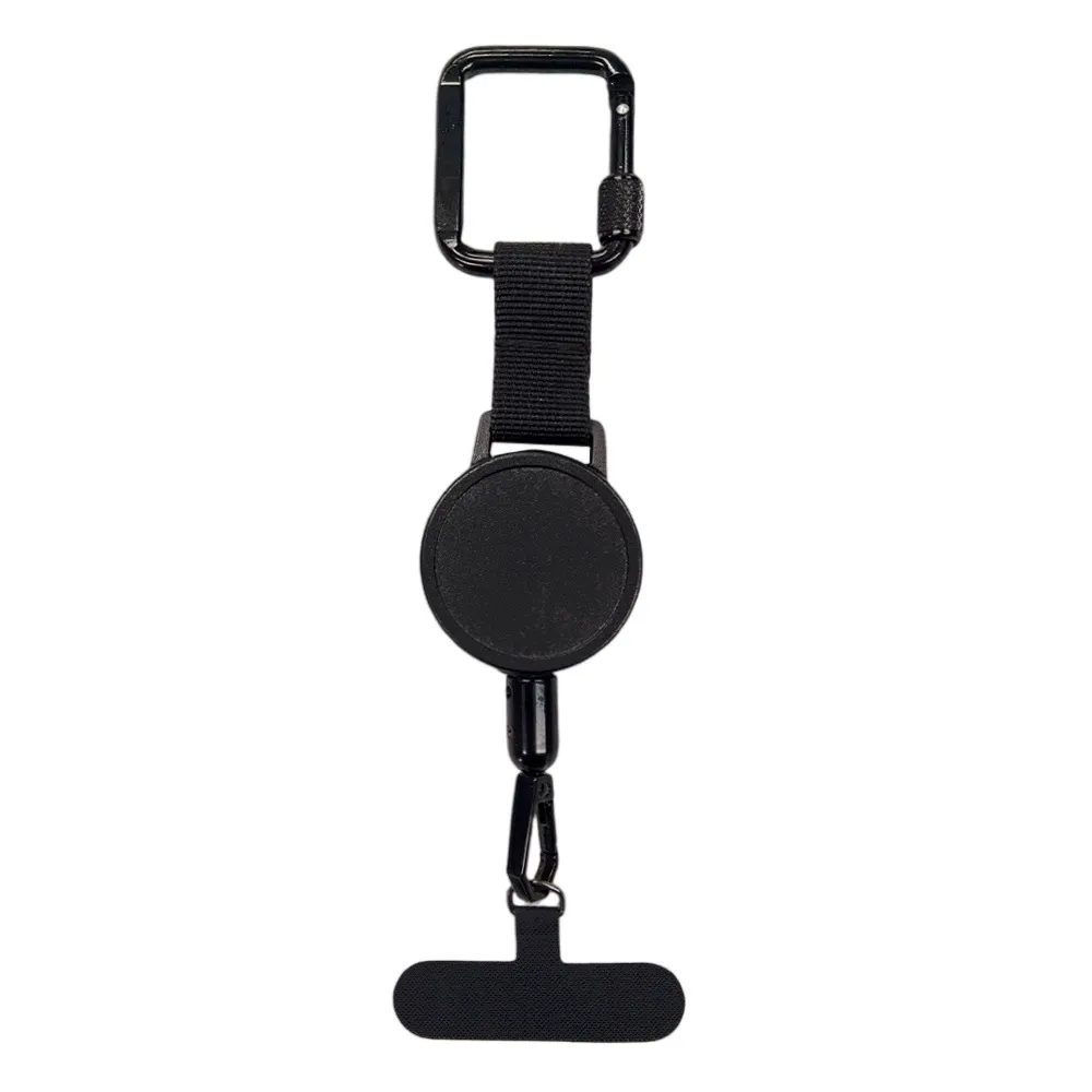 Mobile phone anti-theft easy-pull retractable hanging buckle, hanging rope, magnetic suction, rebound, backpack key chain, belt back clip pull line hanging buckle