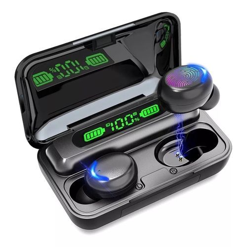 F9-36 Stereo Bluetooth Earbuds - Black