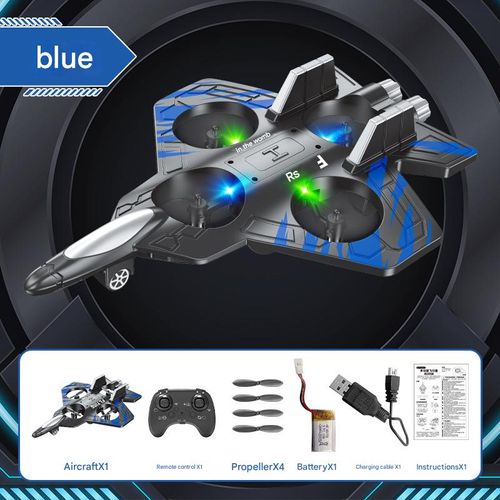 Remote control aircraft drone gravity glider fixed height drop resistance foam special effects colorful lighting four-axis