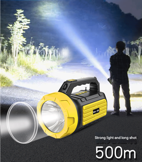 Solar outdoor audio bluetooth speaker wireless card creative multi-function flashlight portable speaker (rechargeable)