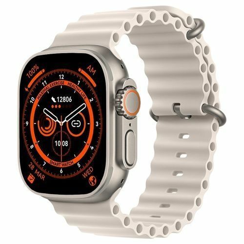 T900 Ultra2 Smart Watch 2.19-inch High Bluetooth Call Intelligent IP67 Waterproof-White