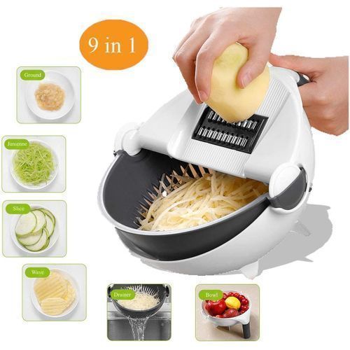 Smart 9-in-1 Vegetable Cutter Slicer - White
