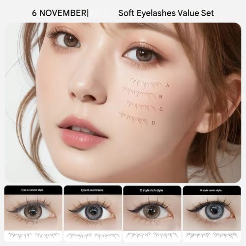 Lower eyelash stamp for lazy people with clumsy hands, natural false eyelashes, waterproof and sweat-proof, no smudge
