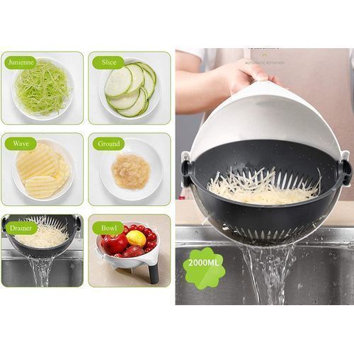 Smart 9-in-1 Vegetable Cutter Slicer - White