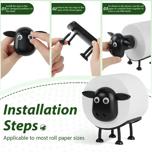 Funny Sheep Tissue Holder 3PCS Set