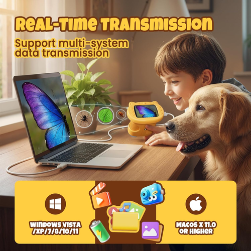 1000X Kids Digital Microscope | Learn Science Through Play