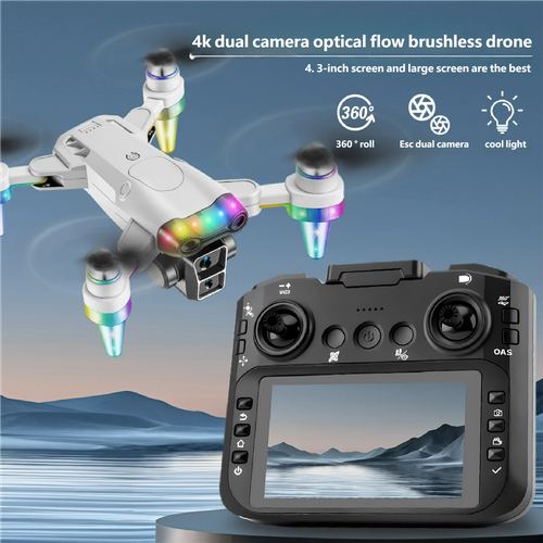 Smart Dual-Camera Drone with Auto Hover