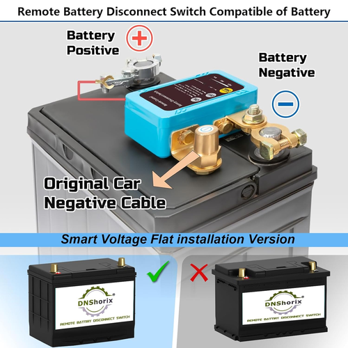 Smart Remote Car Battery Disconnect Switch – Ultimate Anti-Theft Protection