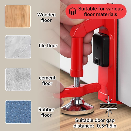 Portable Alarm Door Stopper – Instant Anti-Theft Protection
