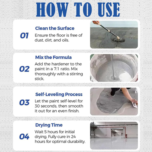 High-Gloss Marble Finish Epoxy Floor Coating– Durable Waterproof Finish
