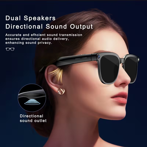Smart AI Camera Glasses – HD Recording, Bluetooth Call & Real-Time Translation