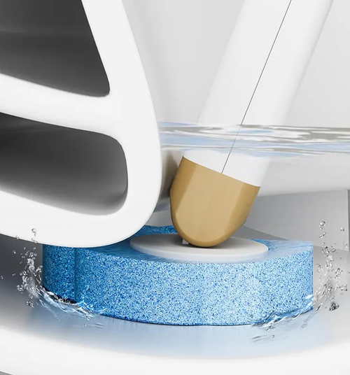 Disposable Toilet Cleaning Brush - Toilet Bowl Cleaner Wand and Holder Set with 18 Refills