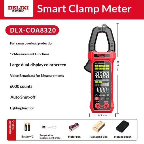 Professional Smart Clamp Meter –Accurate & Safe Electrical Testing