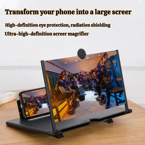 2PCS 12-Inch HD Phone Screen Magnifier – Turn Your Smartphone Into a Mini TV