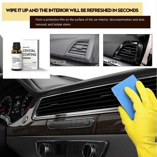 2 pieces Crystal Plastic Parts Nano Restorer Set