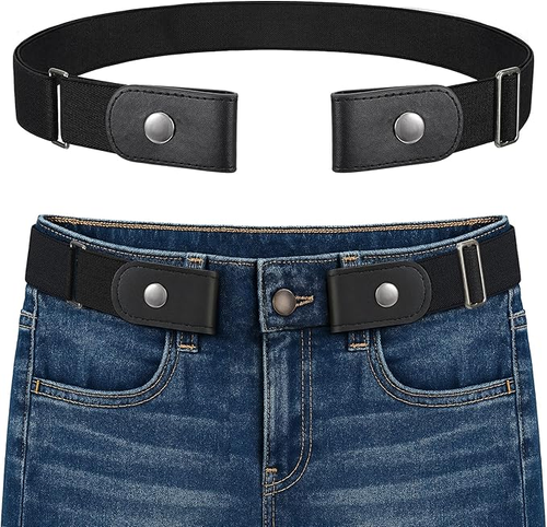 2pcs No Buckle Elastic Stretch Belt – Invisible Comfort for Everyday Wear