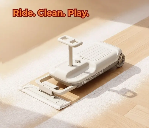 Kidscleancar 3-in-1 Ride-On Cleaning Car with Storage – Ride, Clean & Play
